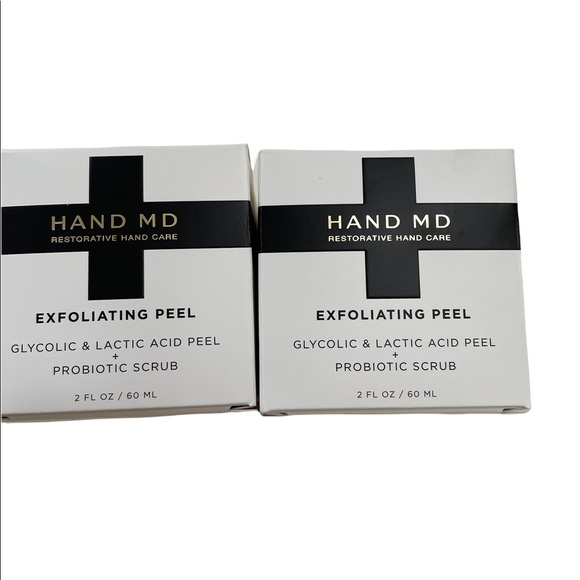 SOLD Brand new never been used Hand MD Exfoliating Peel Probiotic Scrub bundle - Picture 8 of 9